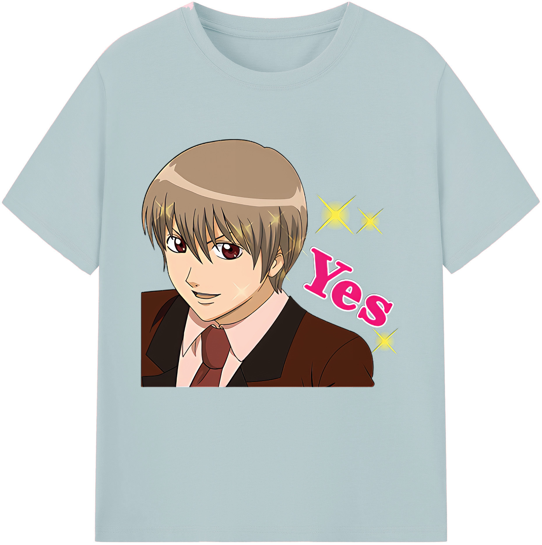 （画像用） ぎんたま 坂田銀時（さかたぎんとき） 神楽 志村新八（しむら しんぱち） GINTAMA Sakata Gintoki Kagura Shimura Shinpachi 綿100％半袖Tシャツ（フロントプリント）